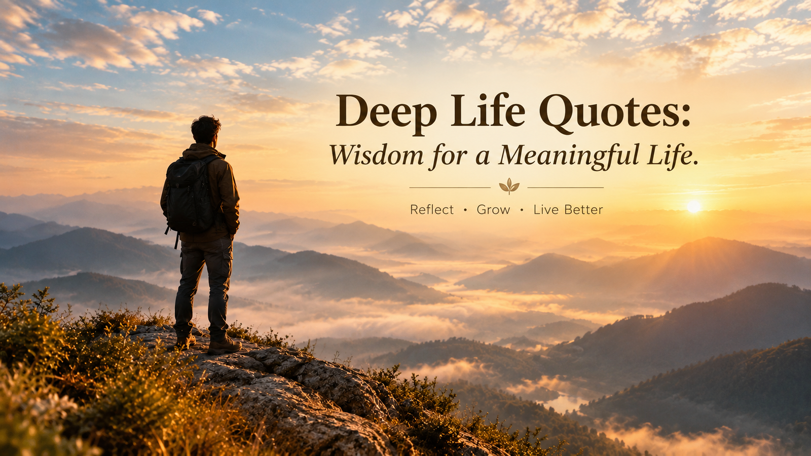 Deep Life Quotes: Wisdom for a Meaningful Life